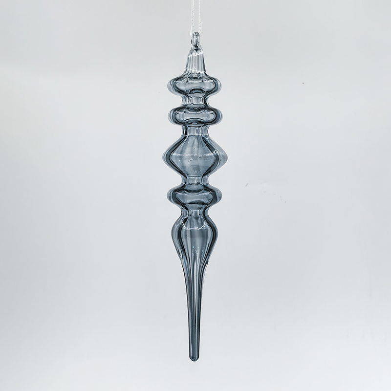 Christmas Special-shaped glass hanging decoration，Christmas decoration KMS60010