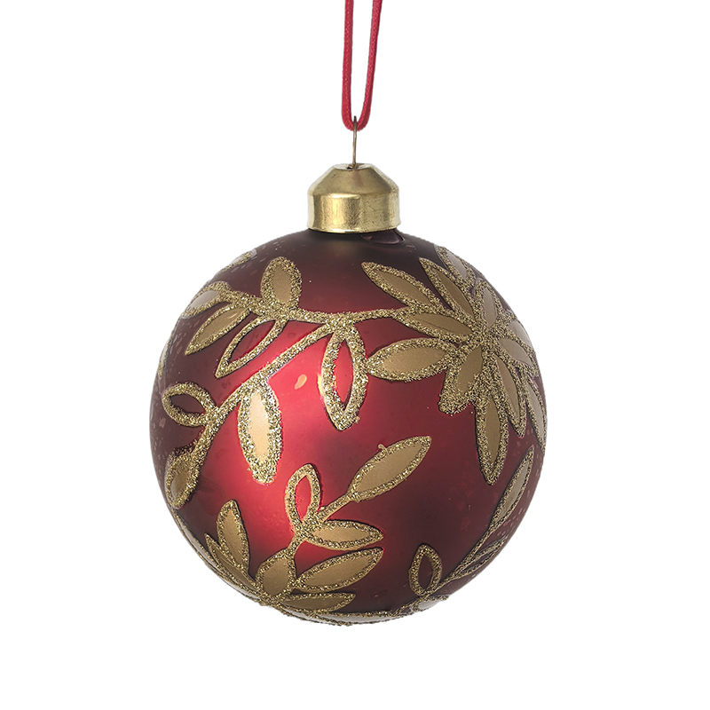Christmas glass ball, Painted ball, Christmas decoration KMB81009