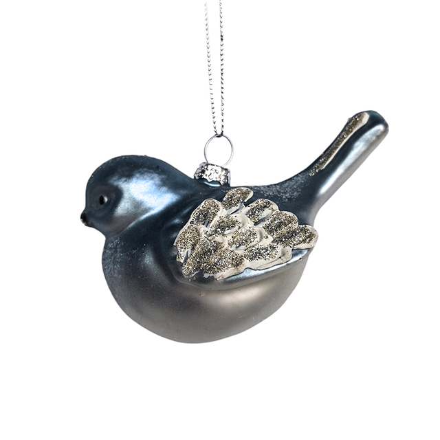 Glass bird ornament, glass toys, Christmas decoration KMT81074