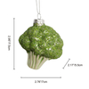 Glass broccoli ornament, glass toys, Christmas decoration KMT81076