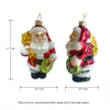 Glass Santa,Christmas glass toys,Christmas decoration
