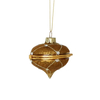Christmas glass ball can be opened，hand painted Onion shape, Christmas decoration KMB82002 