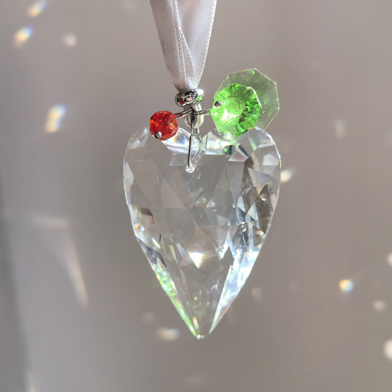 Crystal heart-shape hanging,Crystal decoration,christmas decoriation KMC83006 