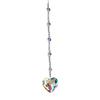 Crystal heart-shape hanging,Crystal decoration,christmas decoriation KMC83005 