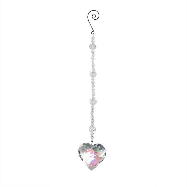 Crystal heart-shape hanging,Crystal decoration,christmas decoriation KMC83005 