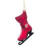 Christmas ornament, glass toy Roller skates,Christmas decoration KMT81025