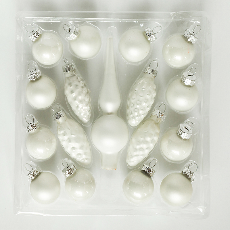 Glass ball set,painted ball, glass top tree ornaments, Christmas decorations KMB88003