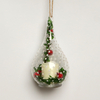 Glass ball with led lights, glass decoration with LED lights, Christmas ornament KML81015