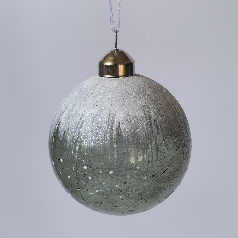 Christmas glass ball, Painted ball, Christmas decoration KMB81031
