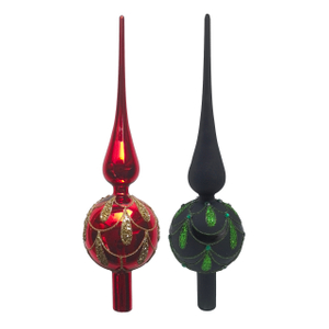 Glass tree top Christmas decoration KMT91014