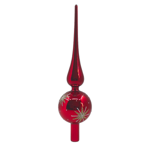 Glass tree top Christmas decoration KMT91025