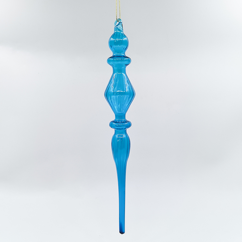 Christmas Special-shaped glass hanging decoration，Christmas decoration KMS60024