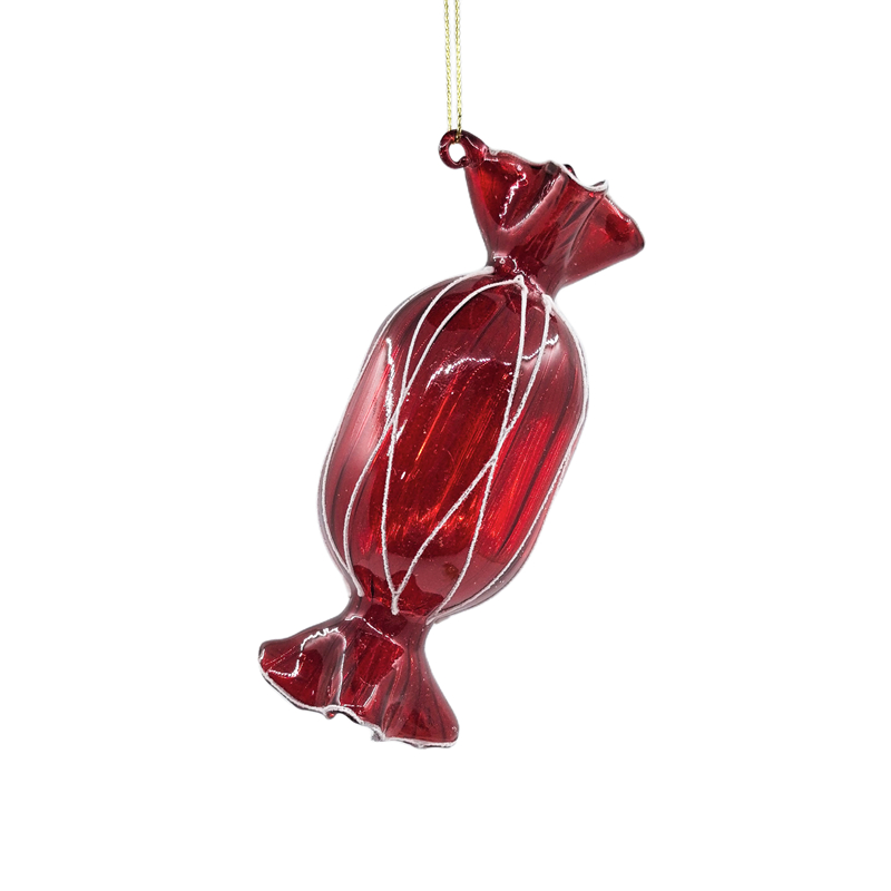 Glass candy-shaped ornament, Christmas glass toys, Christmas decoration KMT81088