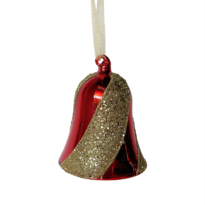 Christmas ornament, glass toy, glass bells,Christmas decoration KMT81103