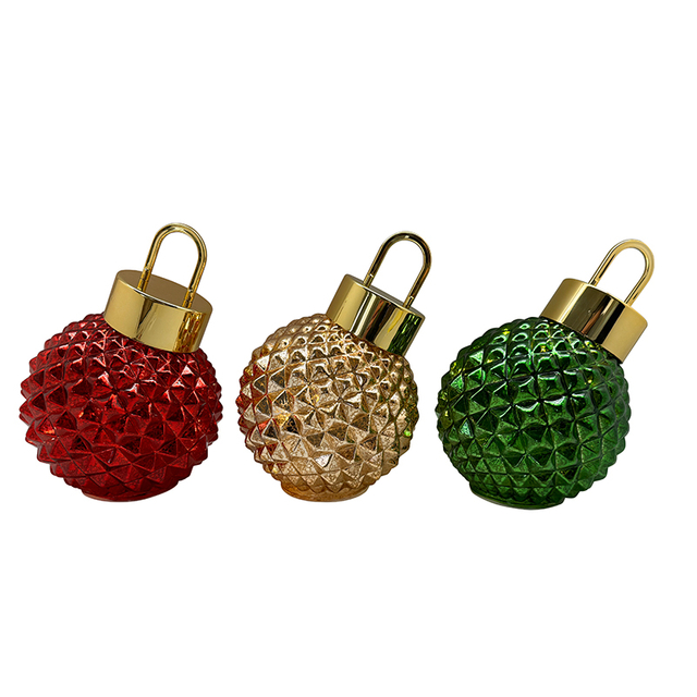 Christmas glass luminous ball, led decoration, Christmas ornament KML81003