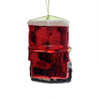 Christmas glass toys,glass train decoration with resin,Christmas decoration