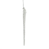 Glass icicle with glitter,Christmas decoration KMI82005