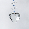 Crystal heart-shape hanging,Crystal decoration,christmas decoriation KMC83003 