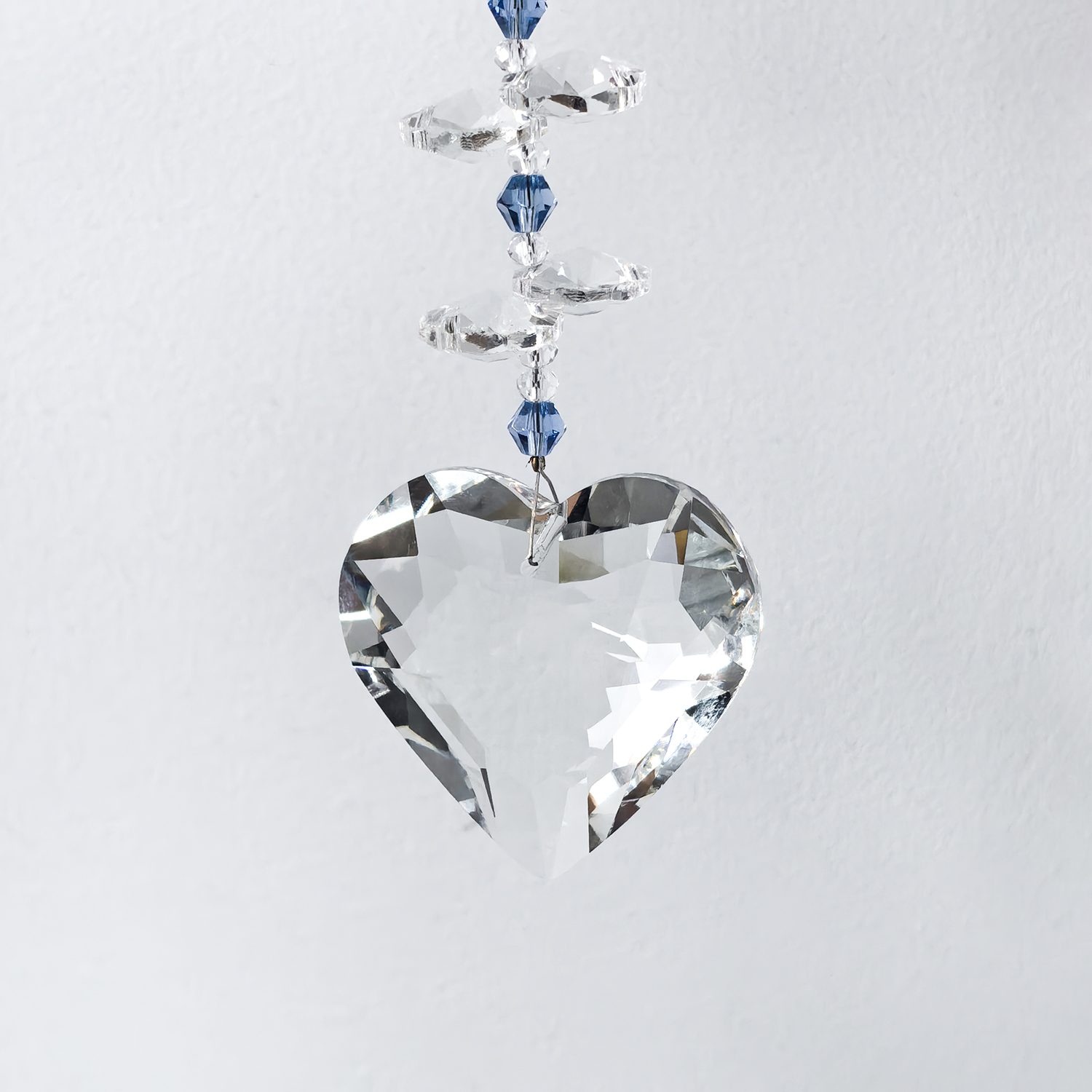 Crystal heart-shape hanging,Crystal decoration,christmas decoriation KMC83003 
