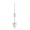 Crystal heart-shape hanging,Crystal decoration,christmas decoriation KMC83008 