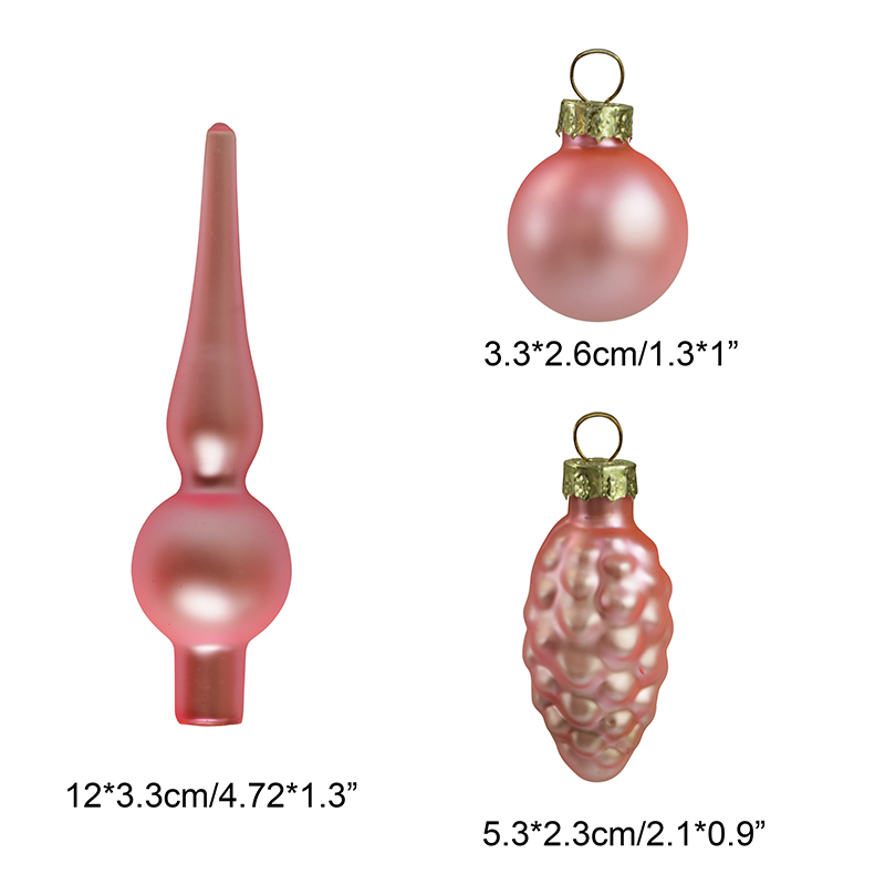 Glass ball set,painted ball, glass top tree ornaments, Christmas decorations KMB88003