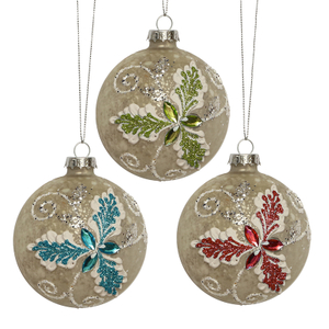 Christmas glass ball, Painted ball, Christmas decoration KMB81053