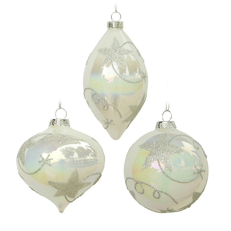 Christmas glass ball, Painted ball, Christmas decoration KMB81017