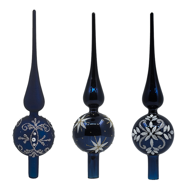 Glass tree top Christmas decoration KMT91004