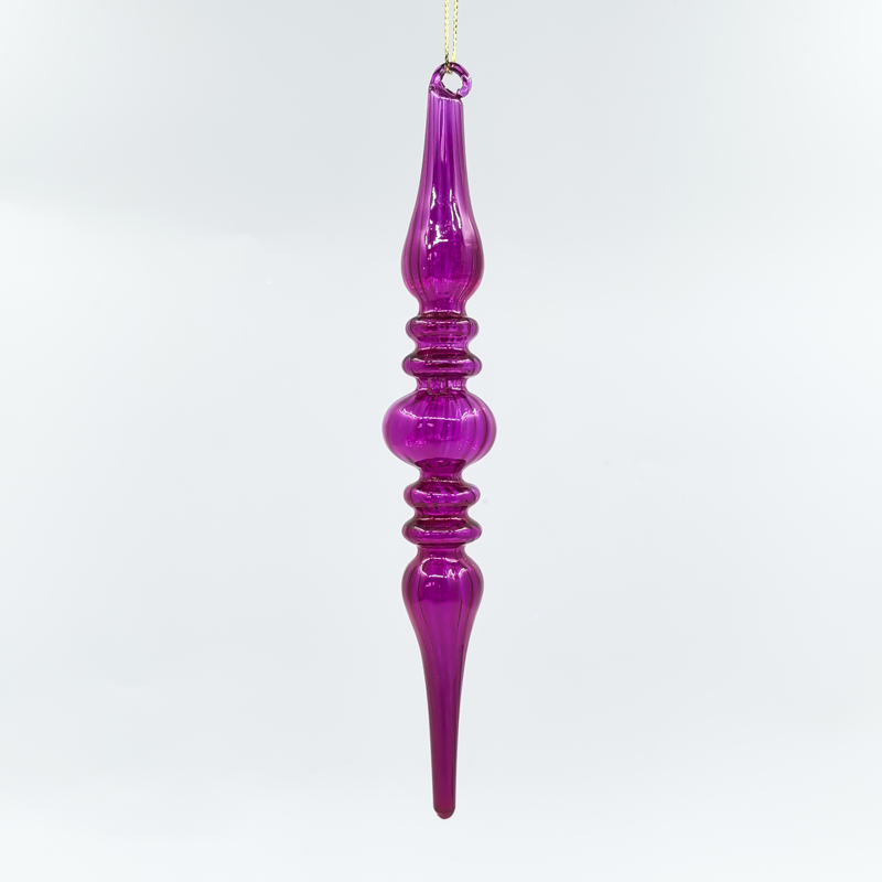 Christmas Special-shaped glass hanging decoration，Christmas decoration KMS60025