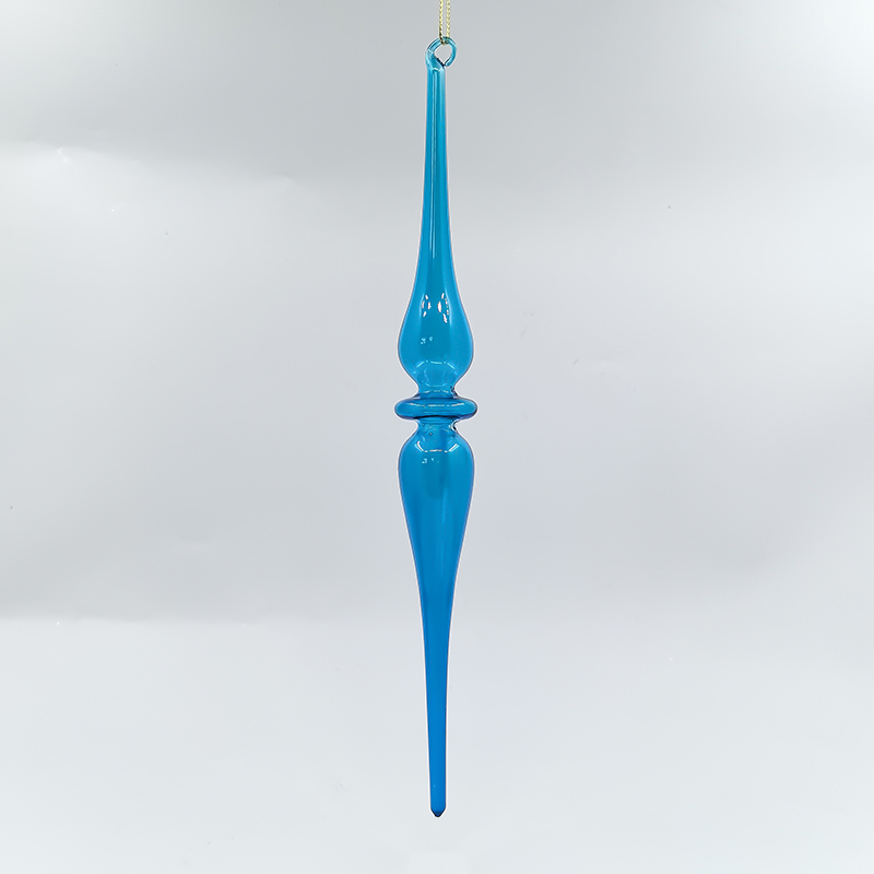 Christmas Special-shaped glass hanging decoration，Christmas decoration KMS60024