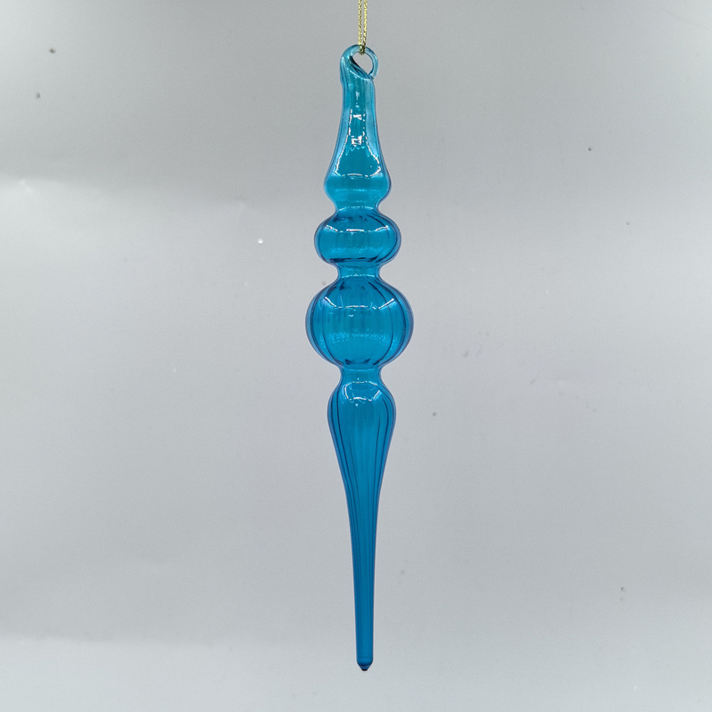 Christmas Special-shaped glass hanging decoration，Christmas decoration KMS60029