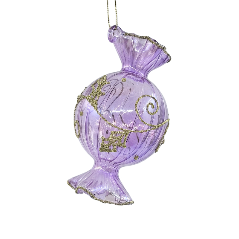 Glass candy-shaped ornament, Christmas glass toys, Christmas decoration KMT81092