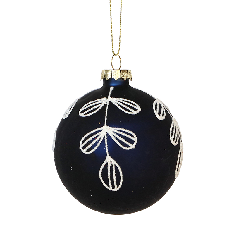 Christmas glass ball, Painted bal