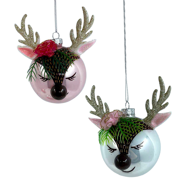 Christmas glass ball, Painted ball, Christmas decoration KMB81011