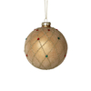 Christmas painted glass ball