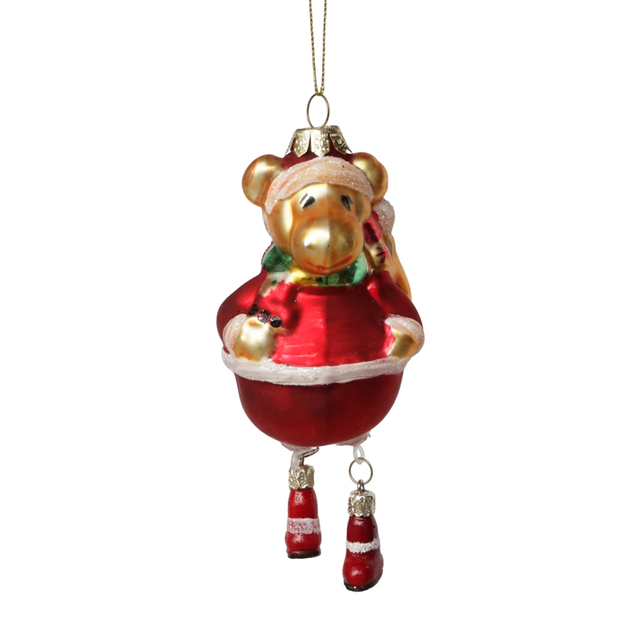 Glass Moose ornament, glass toys, Christmas decoration KMT81060