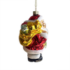 Glass Santa,Christmas glass toys,Christmas decoration