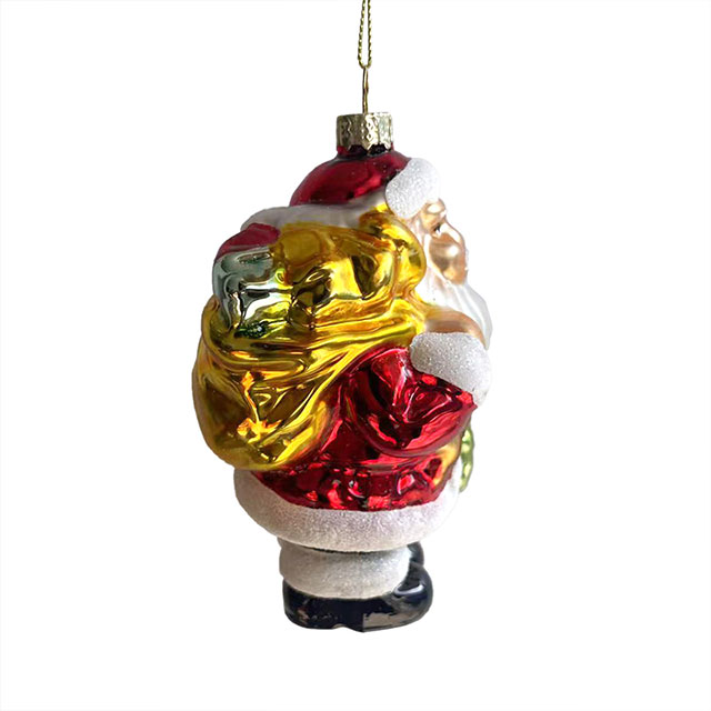 Glass Santa,Christmas glass toys,Christmas decoration
