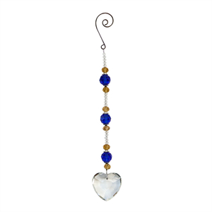 Crystal heart-shape hanging,Crystal decoration,christmas decoriation KMC83016 