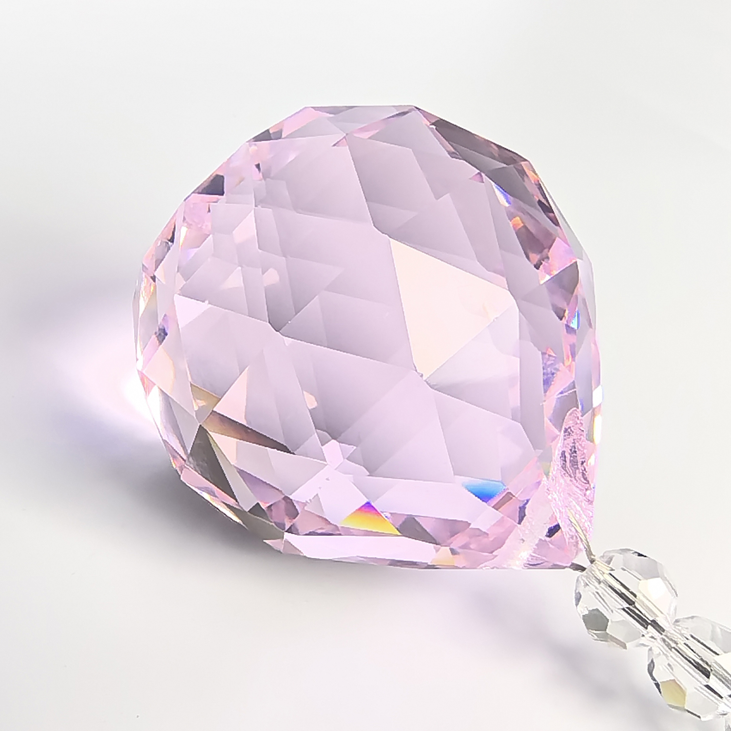 Pink Crystal hanging,Crystal decoration,christmas decoriation KMC83014