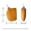 Christmas glass toys, glass biscuits decoration with resin, Christmas decoration KMT81007