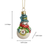 Christmas ornament, glass toy, glass snowman,Christmas decoration KMT81034