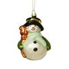 Christmas ornament, glass toy, glass snowman,Christmas decoration KMT81032