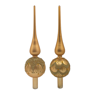 Glass tree top Christmas decoration KMT91013