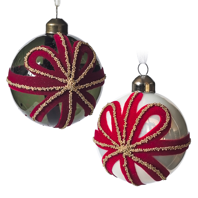 Christmas glass ball, Painted ball, Christmas decoration KMB81021