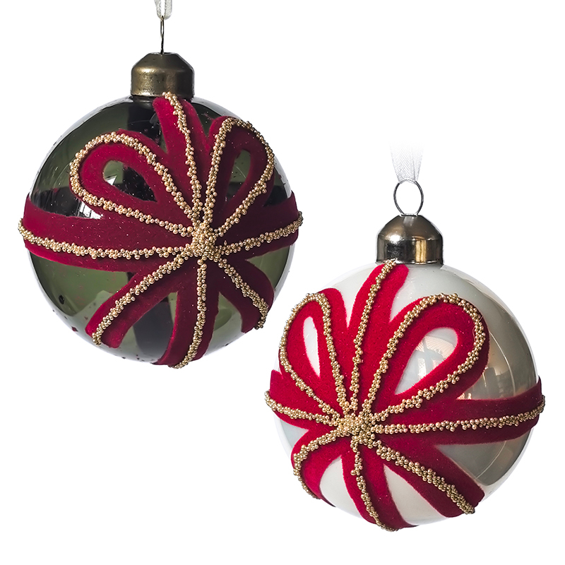 Christmas glass ball, Painted ball, Christmas decoration KMB81021