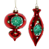 Christmas Special-shaped glass hanging decoration，Christmas decoration KMS60005